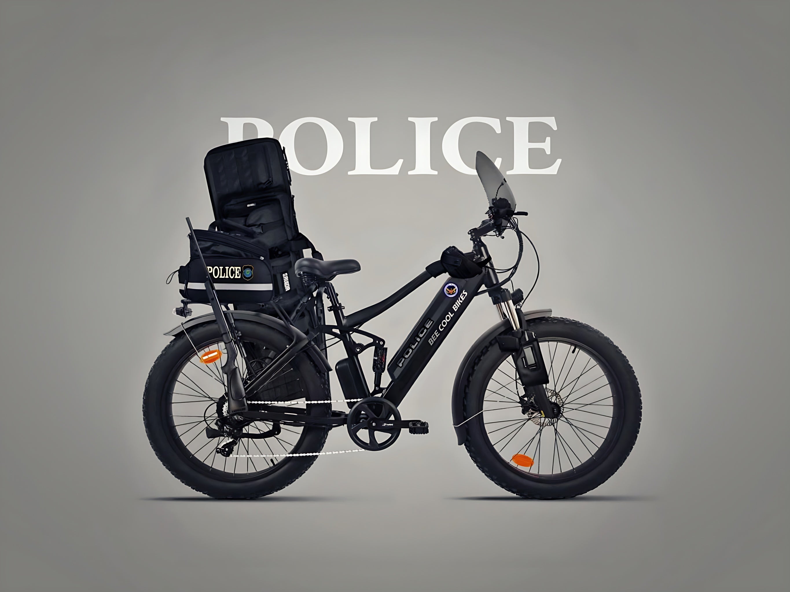 electric police bicycle Revolution / Military / Law Enforcement Interceptor Hi Power Cycles SENTINEL 3.0 BULLS Bikes