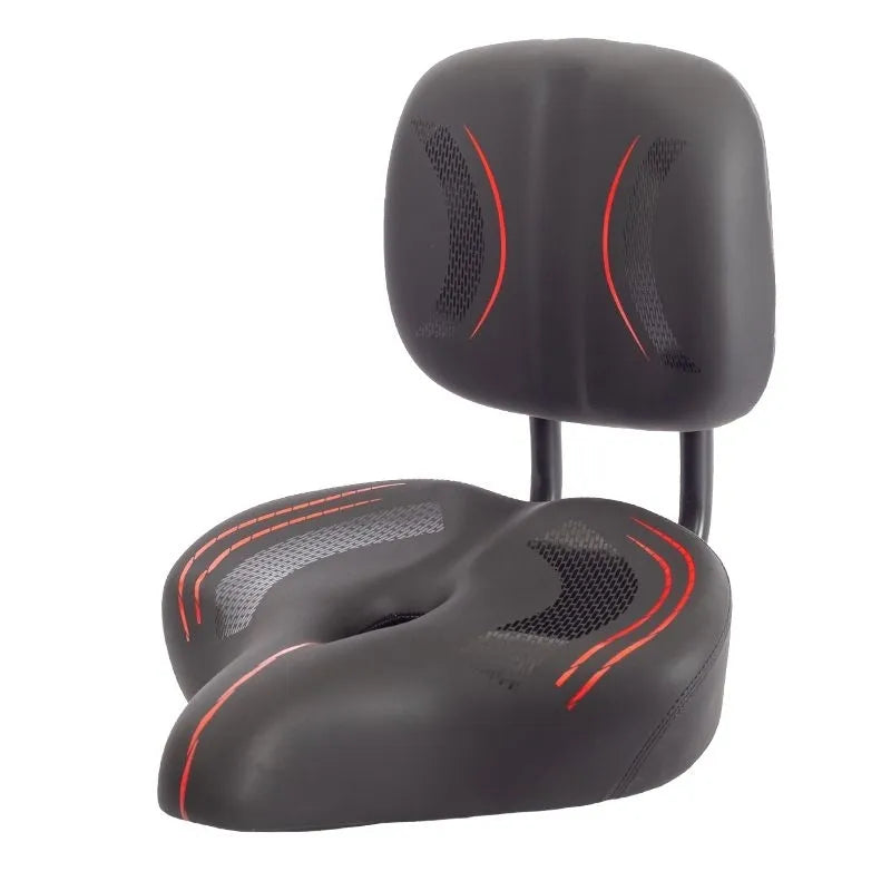 Extra Wide Saddle Seat with Backrest –