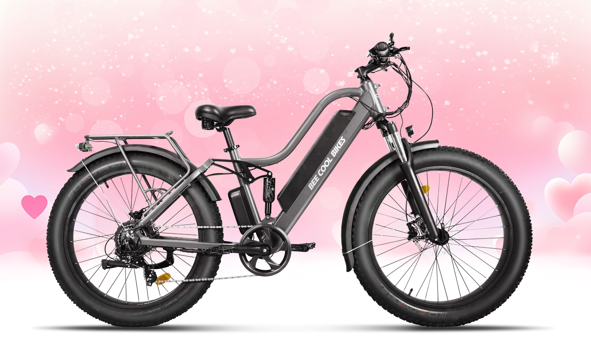 BeeCool Explorer Long Range Ebikes: High-Performance, Soft Tail ...