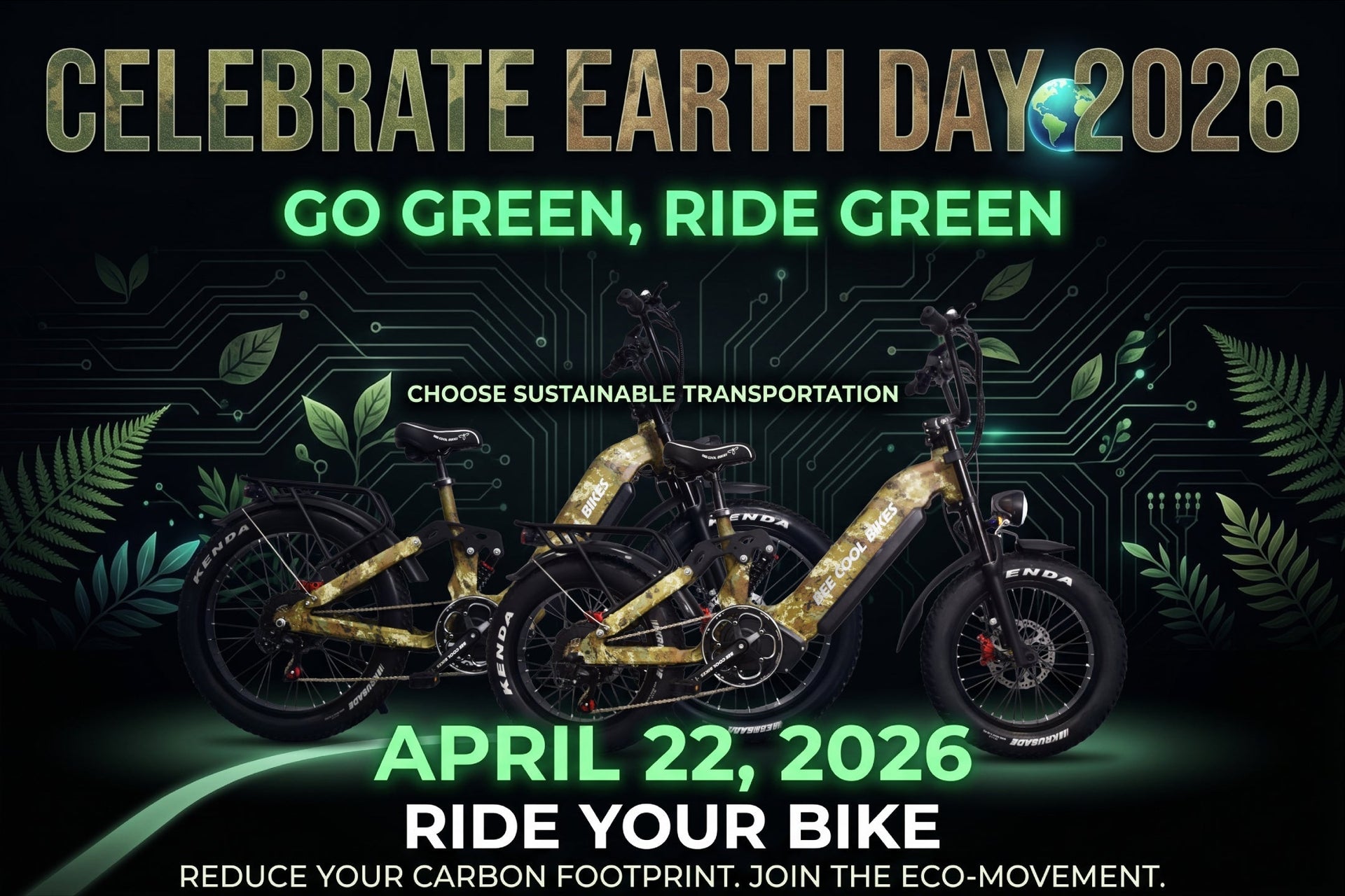 2026 Earth Day Beecool Bikes 72V Ebikes Collection
