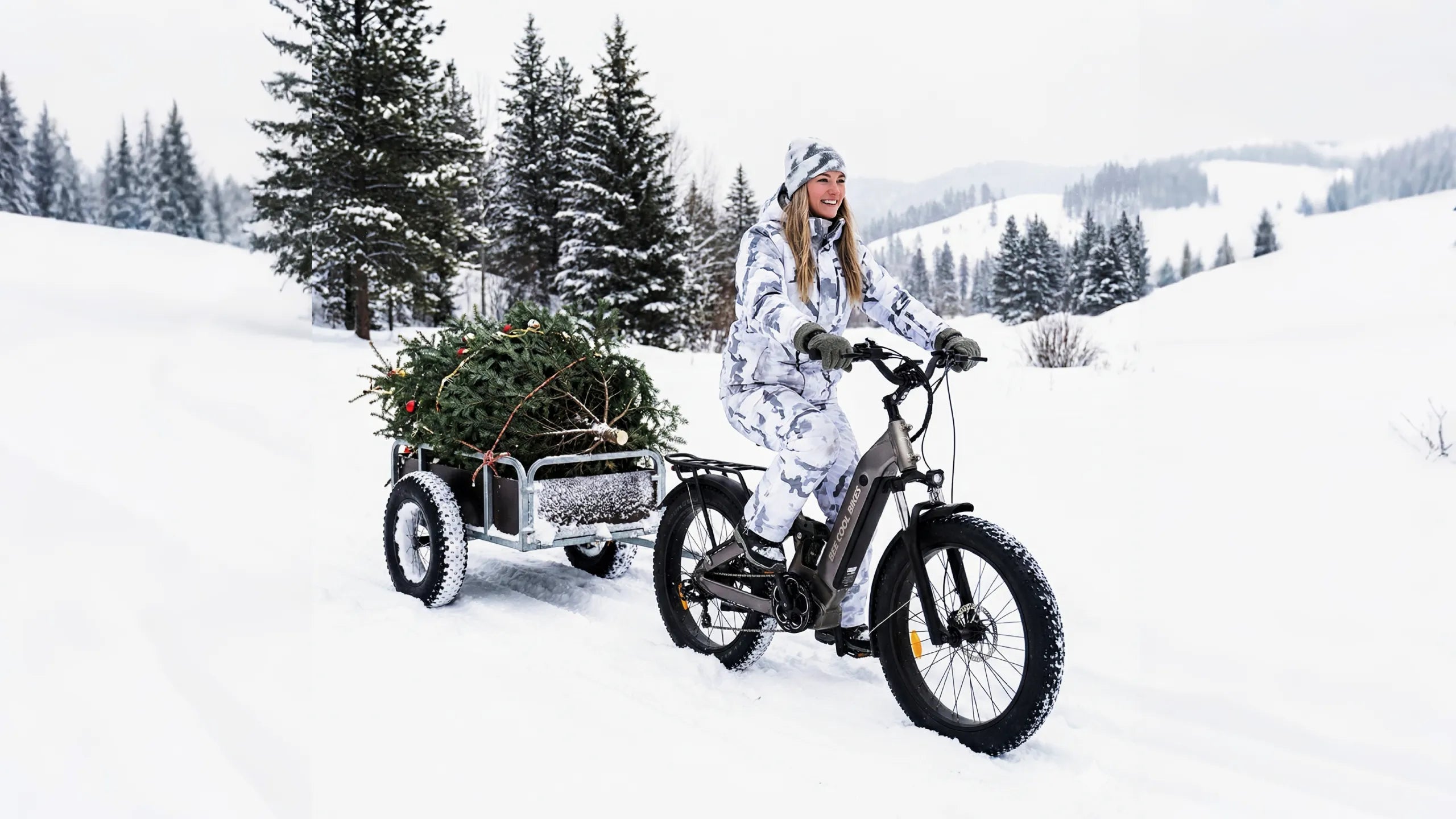 Safely Expanding Your E-Bike's Cargo Space with Trailers in Winter
