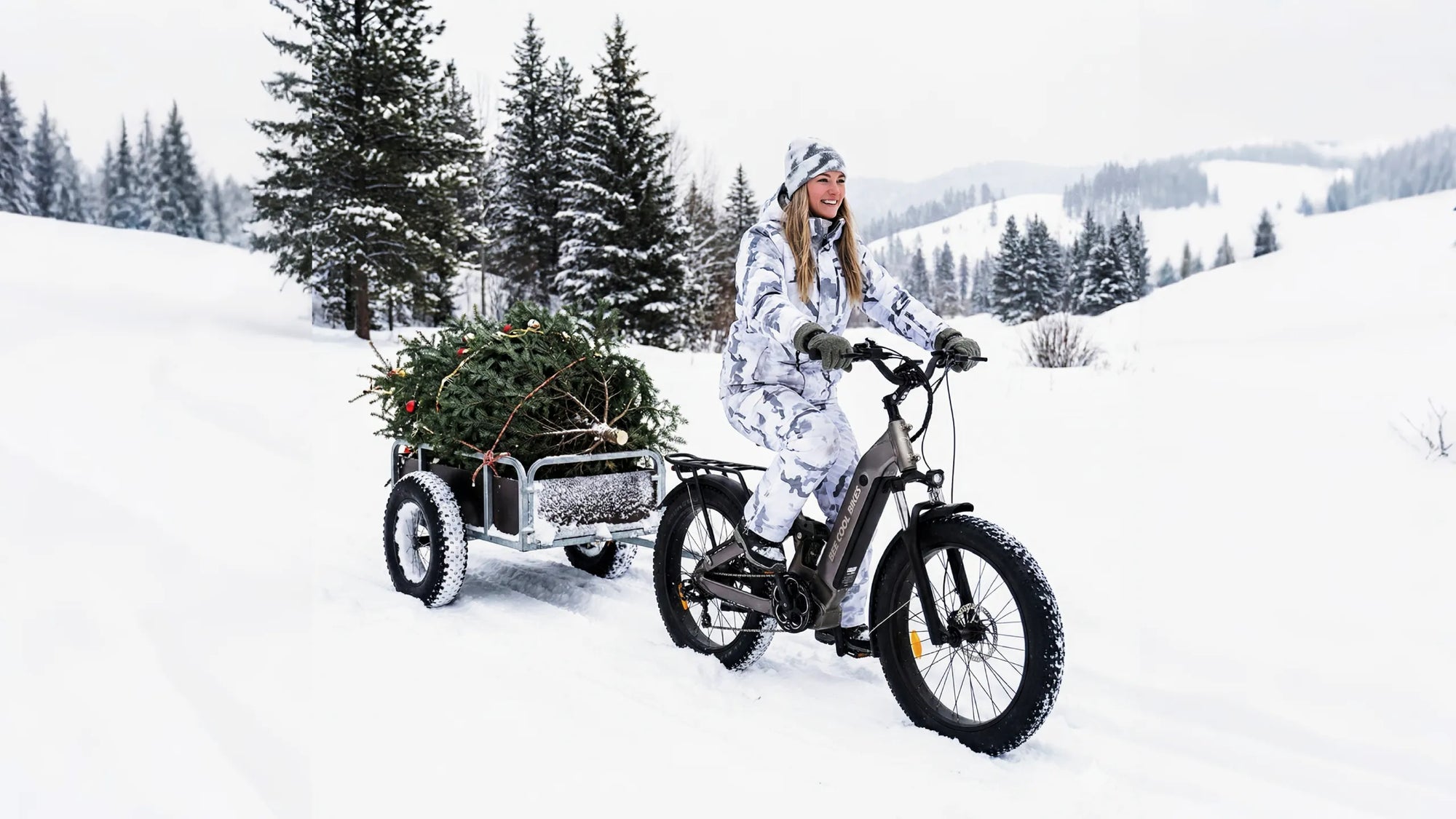 Safely Expanding Your E-Bike's Cargo Space with Trailers in Winter
