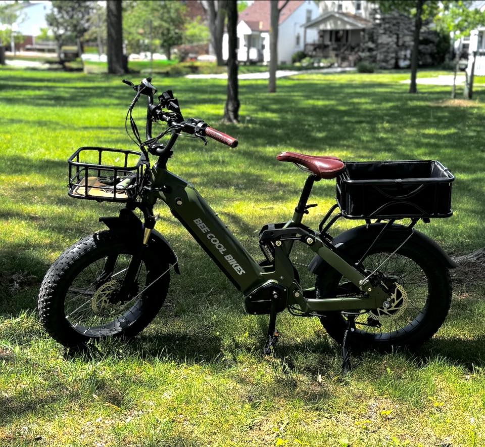 beecool bikes ebike front & rear basket accessories