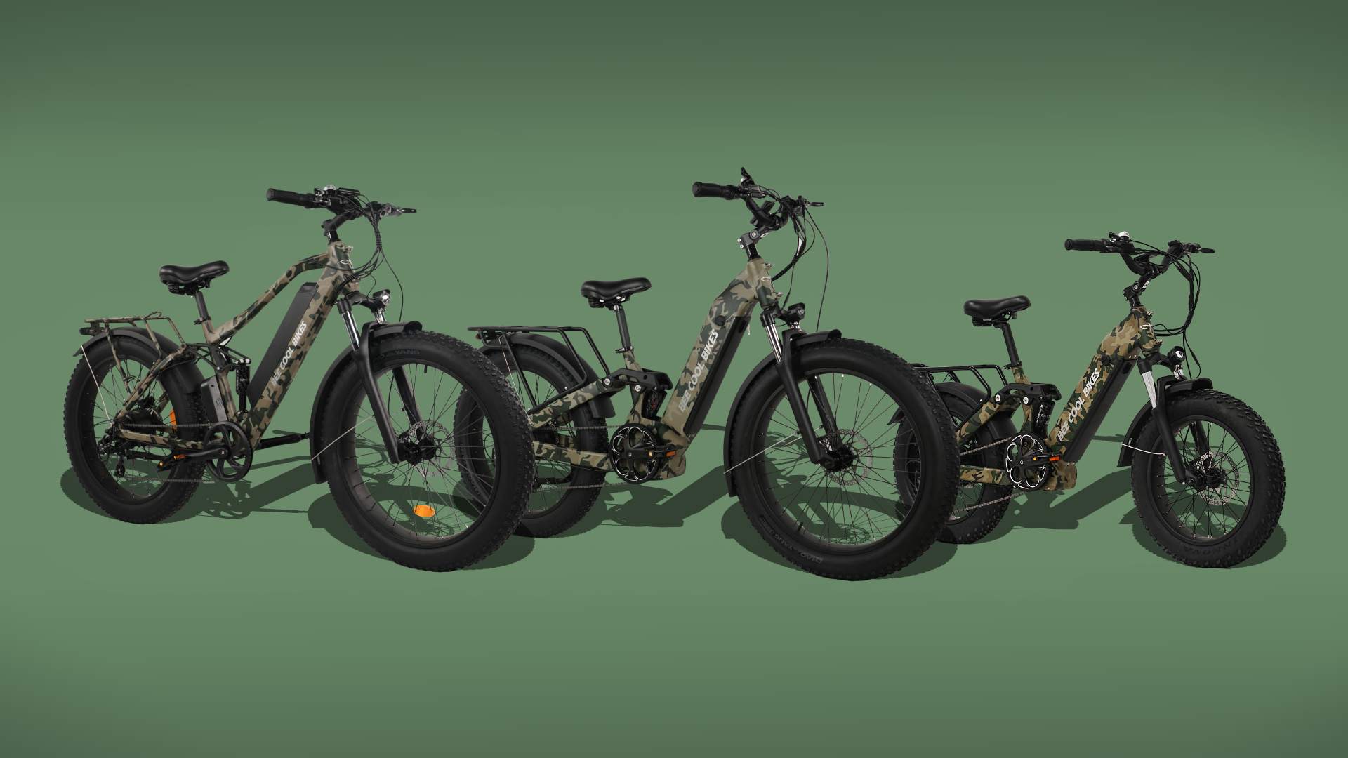 BeeCool Forest Camo eBikes Collection