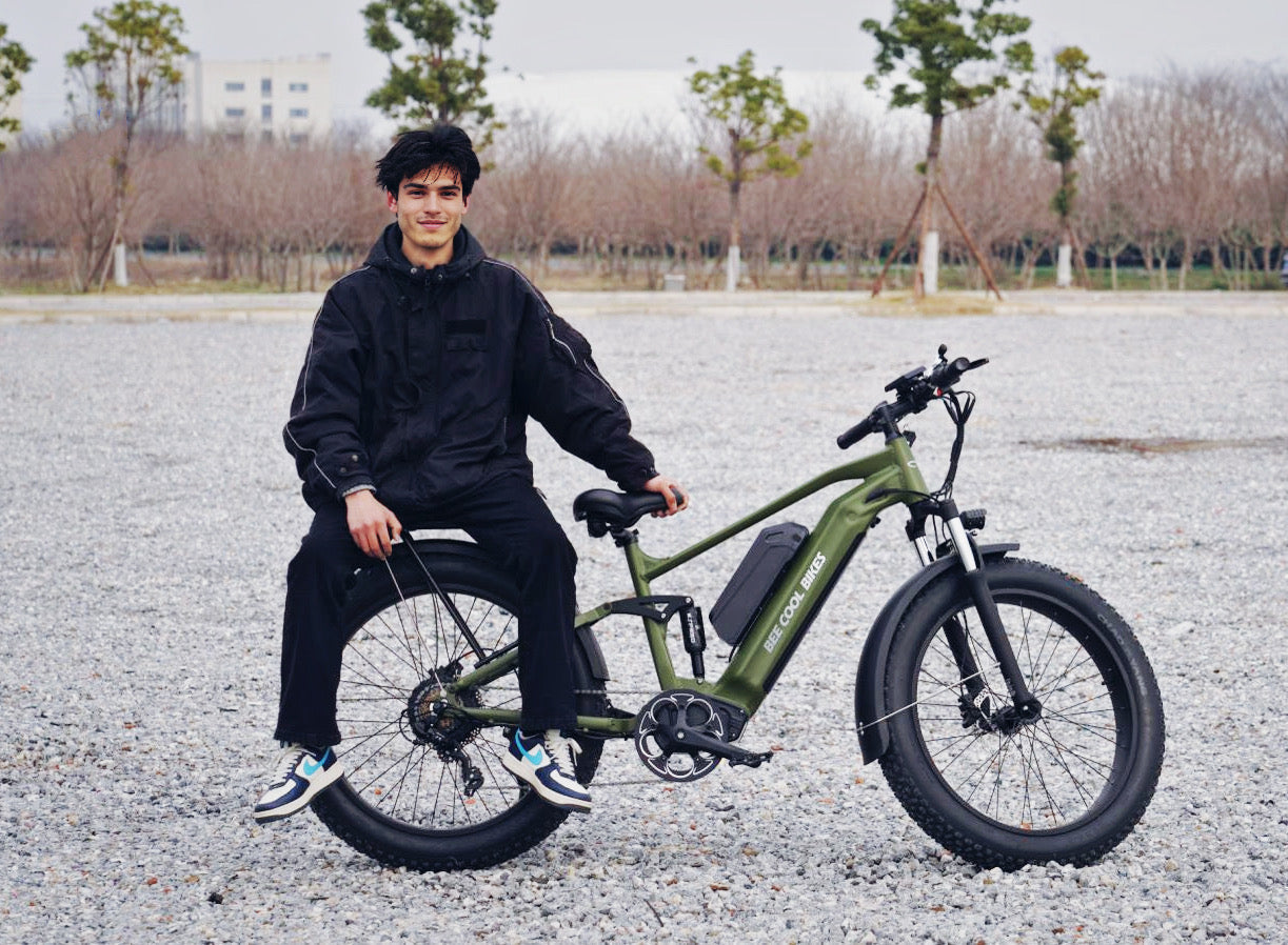 Bee Voyager Dual Batteries Full Suspension Ebike