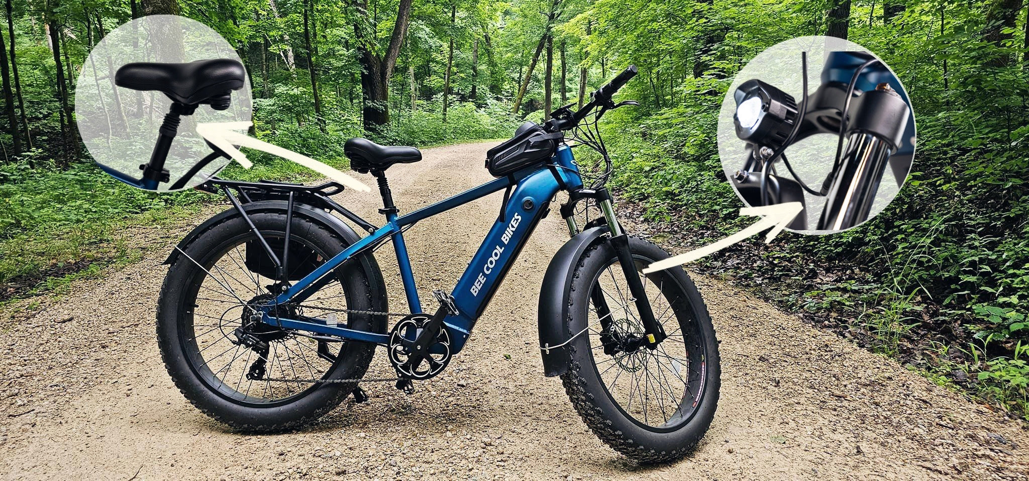 BeeCool Bikes' Bee Pathfinder: Dual Suspension and Adjustable Comfort