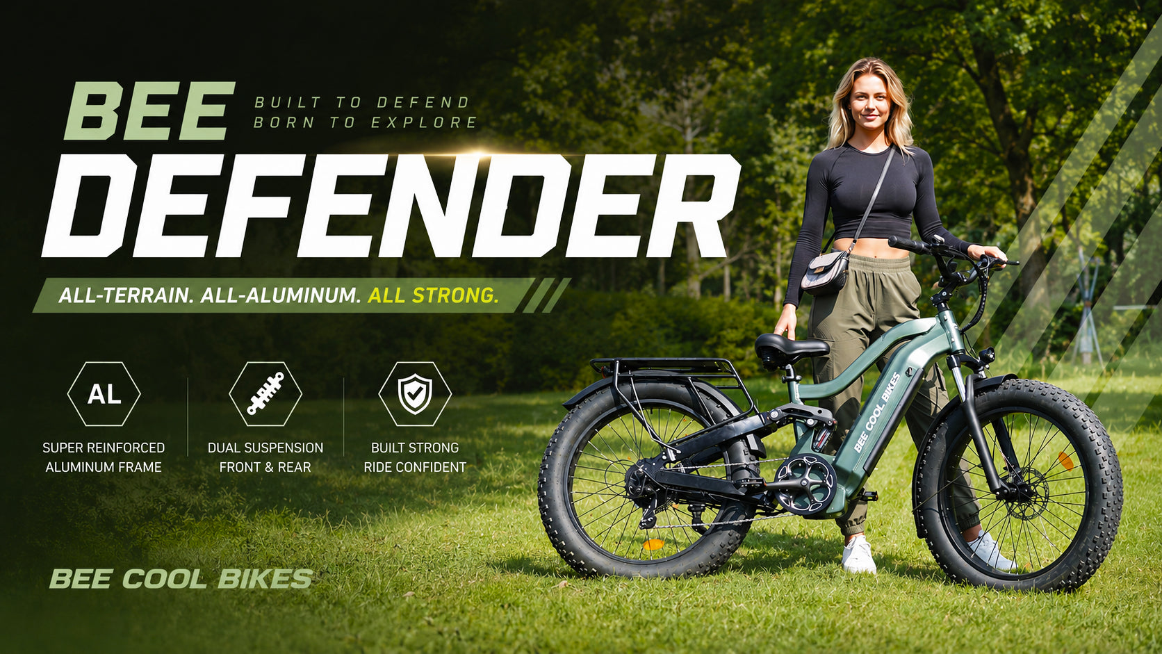 Bee Defender E-Bike: The Super Frame Built for Power, Comfort & Adventure