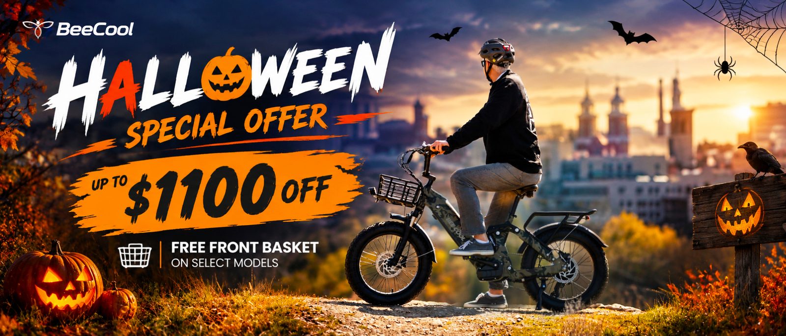 2026 Halloween eBike Sale: Save Up to $1,100 on BeeCool Electric Bikes