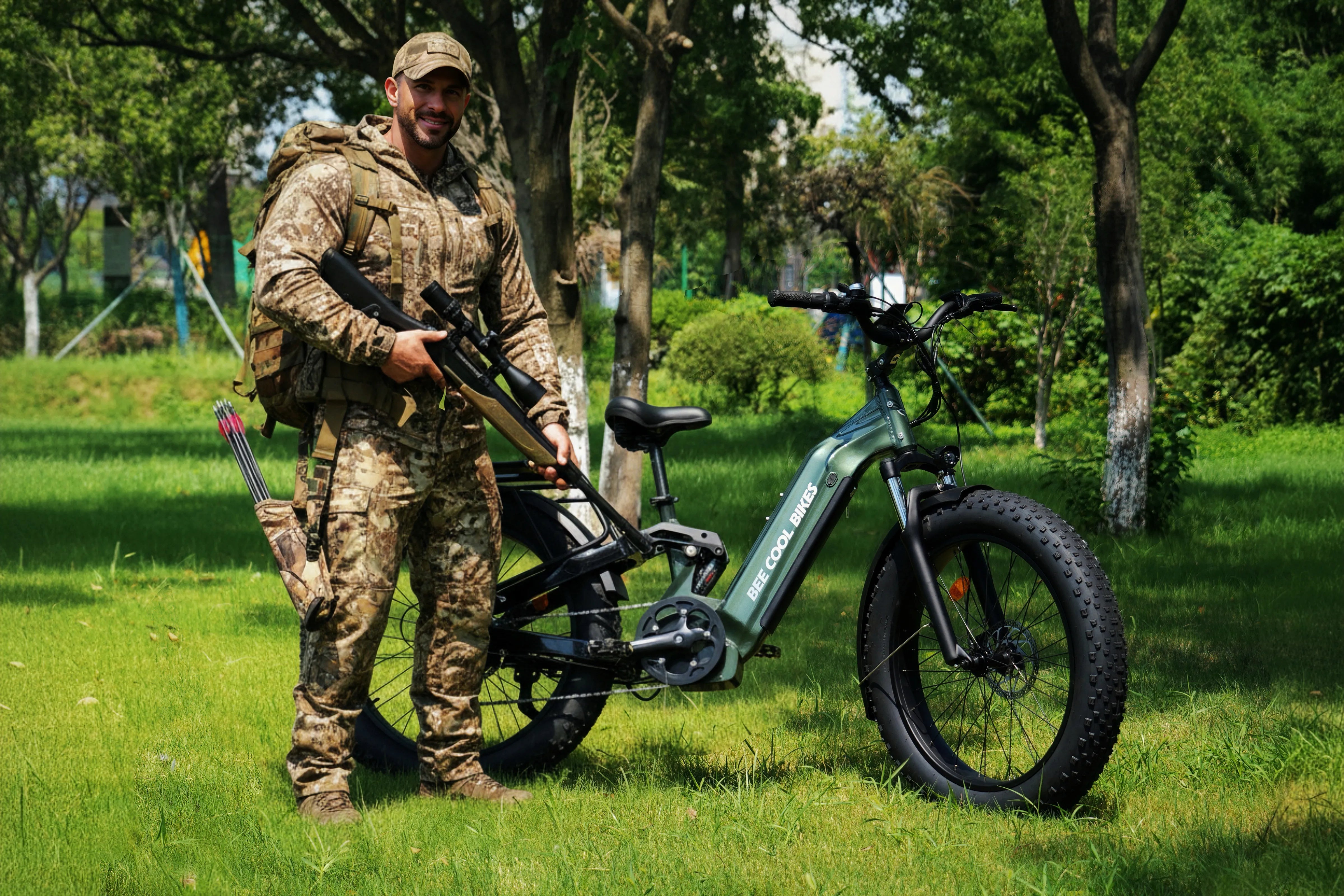 BeeCool Hunting eBikes with Free Trailers: The Ultimate Combo for Hunters