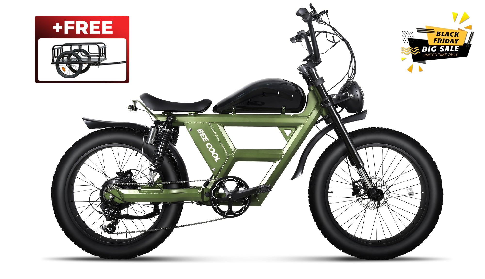 Bee Challenger Ebike, Long Range Electric Bike Bee Cool Bikes
