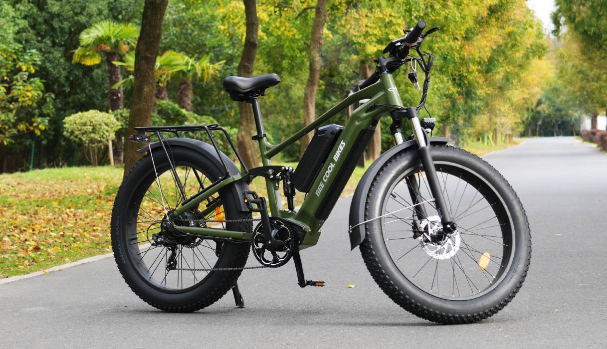 Bee Voyager-BeeCool Full Suspension Electric Bicycle Bee Voyager-BeeCool Full Suspension Electric Bicycle