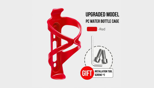 Upgraded PC Water Bottle Cage – Heavy Duty & Lightweight Bicycle Bottle Holder