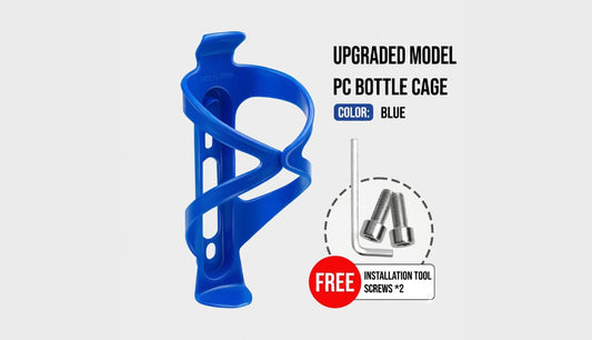Upgraded PC Water Bottle Cage – Heavy Duty & Lightweight Bicycle Bottle Holder