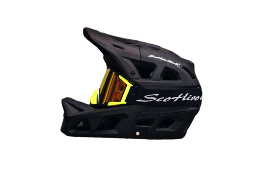 Full Face Mountain Bike Helmet for Men & Women With Goggles