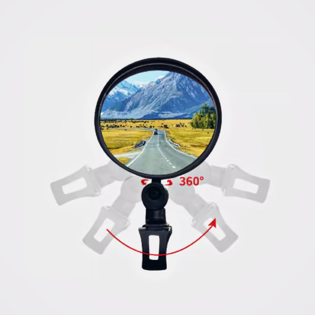 Beecool E-Bike Handlebar Rear View Mirror, Best for MTB & Road E-Bikes