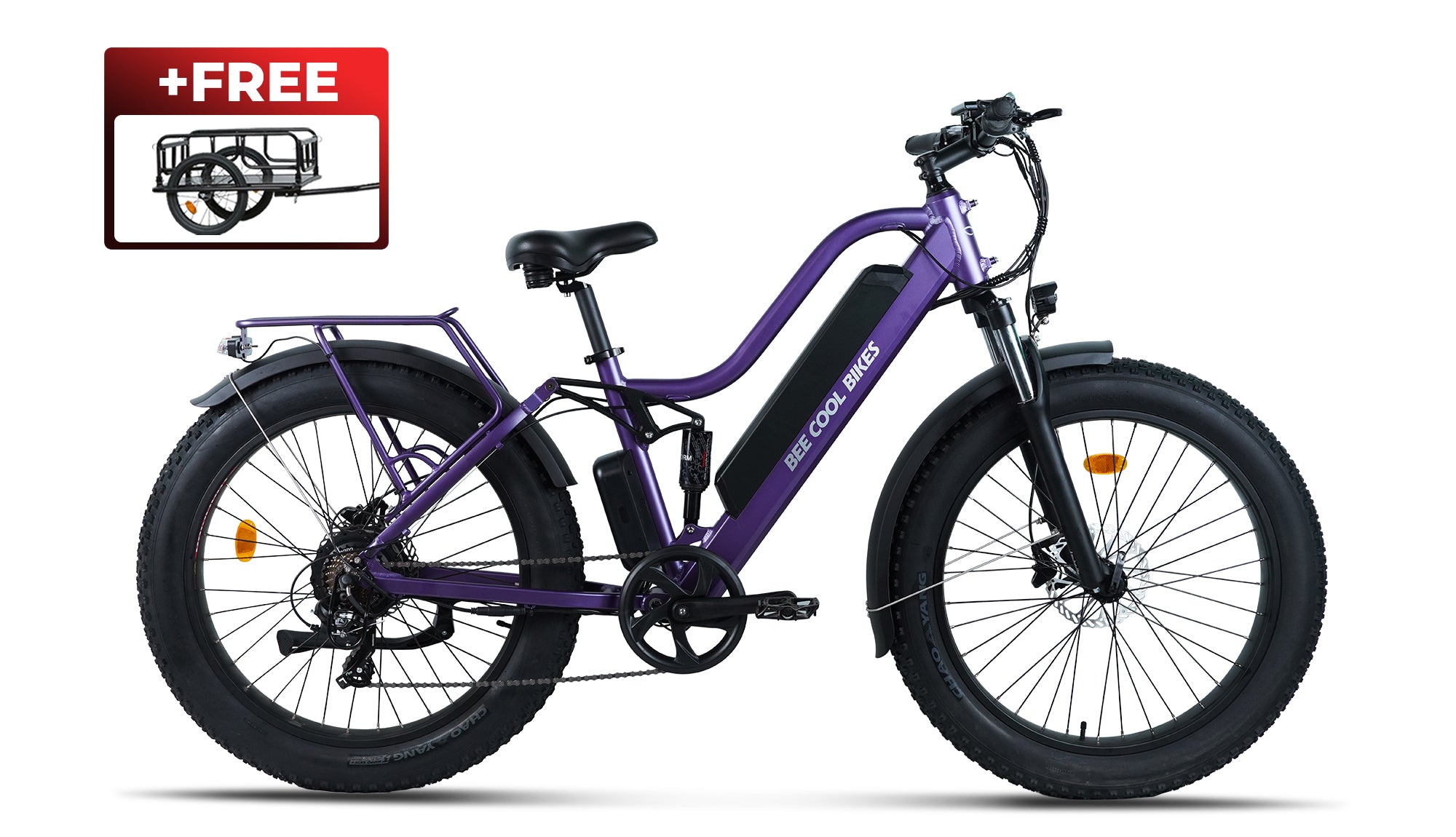 electric bicycle long range BeeCool Explorer Long Range Ebikes: High-Performance, Soft Tail Long Range