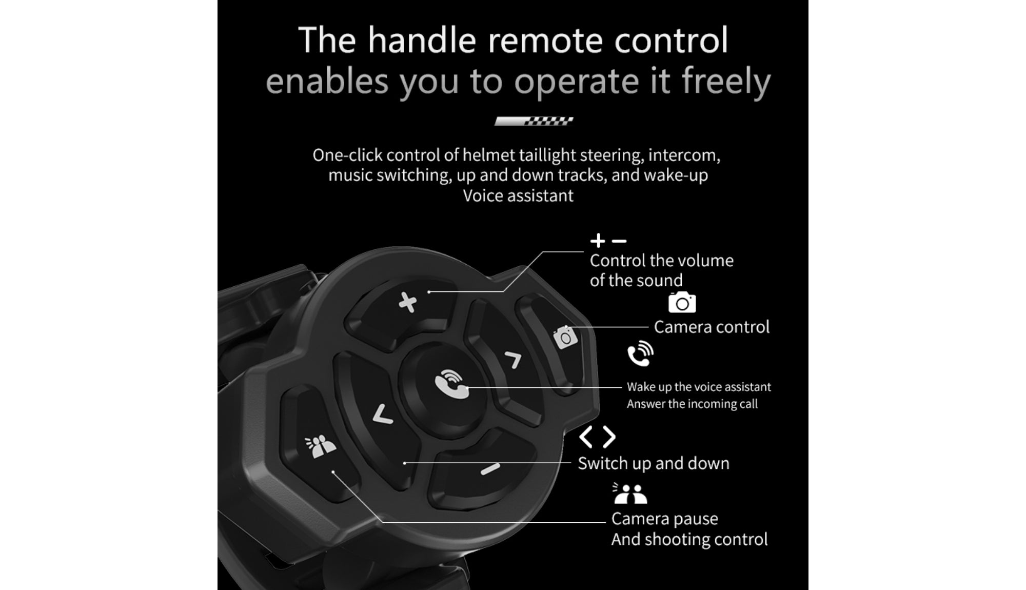 AI Voice Control Smart E-Bike Helmet with Camera