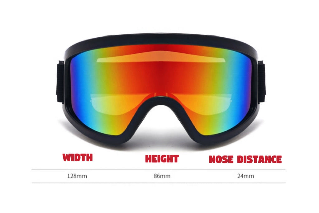 Winter Riding Anti-wind Outdoor Sports Anti-glare Reflective Anti-ultraviolet Glasses