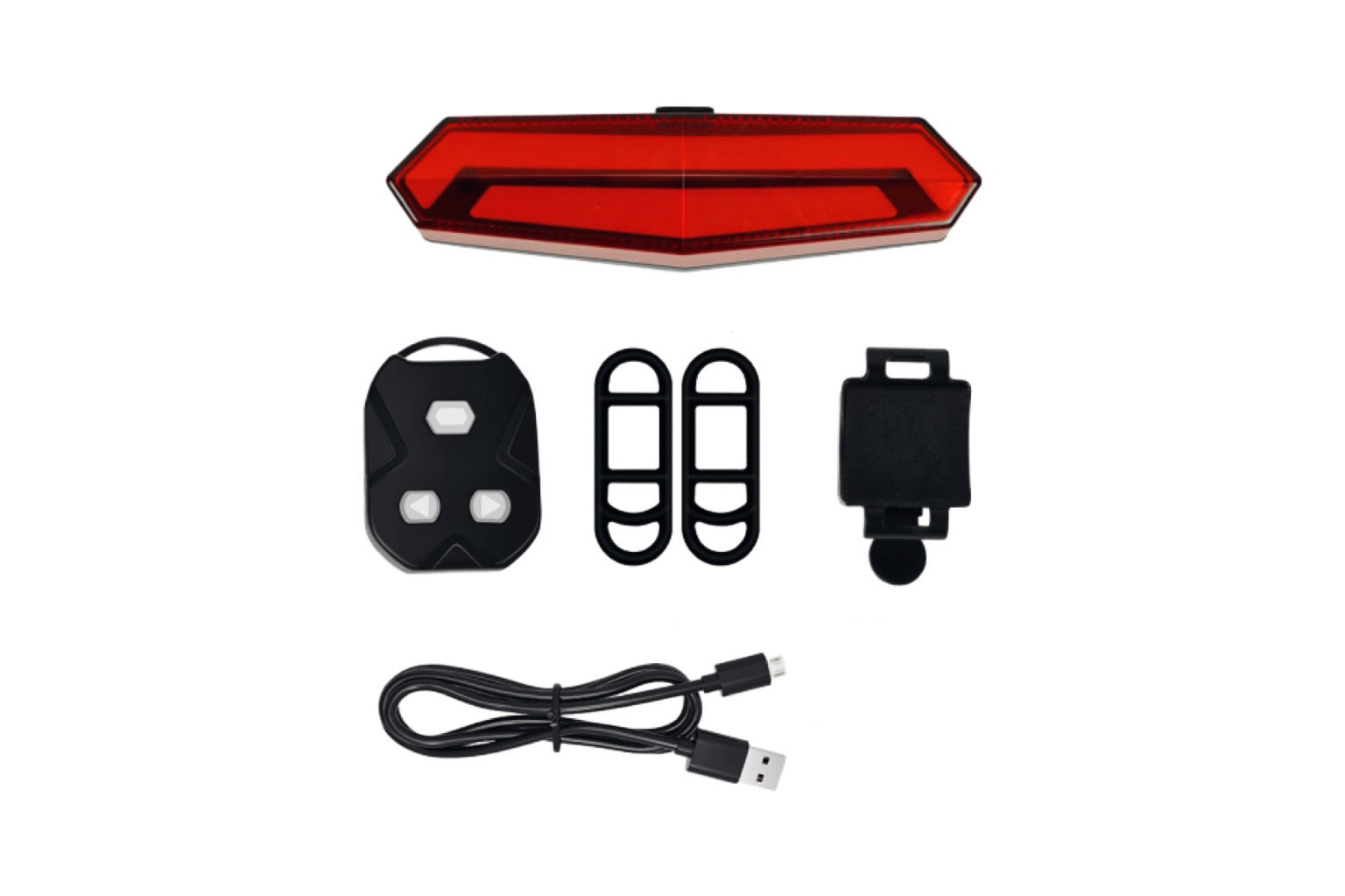 USB Charging Waterproof Turn Signal Wireless Remote Control Tail-light