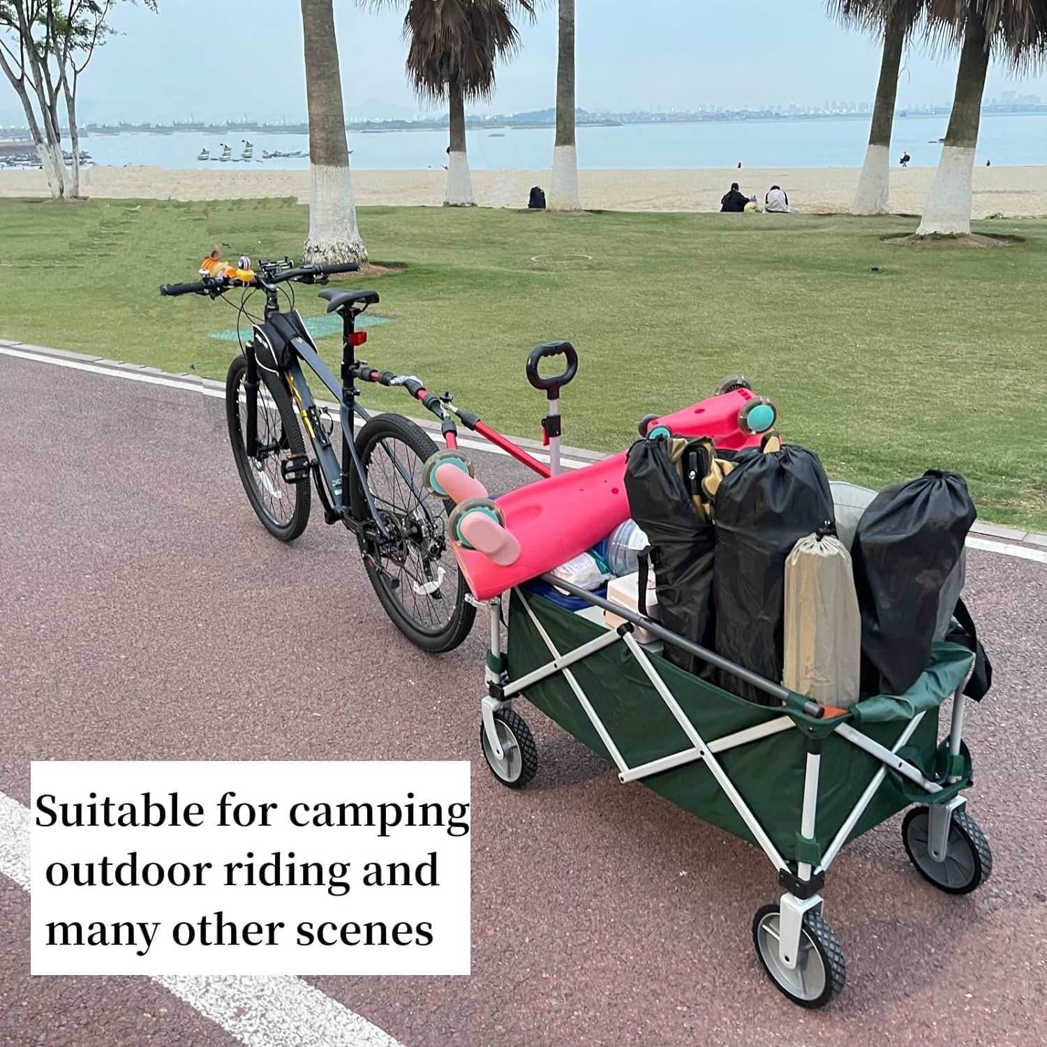 Bike Trailer Hitch for Outdoor Camping & Cycling