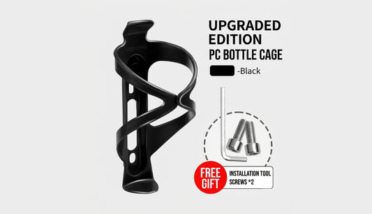 Upgraded PC Water Bottle Cage – Heavy Duty & Lightweight Bicycle Bottle Holder