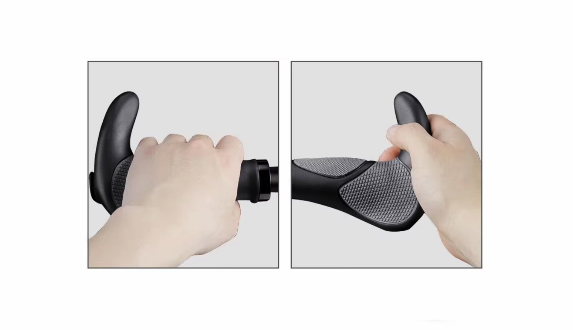 BeeCool Bikes Ergonomic Handlebar Grips With Side Bar