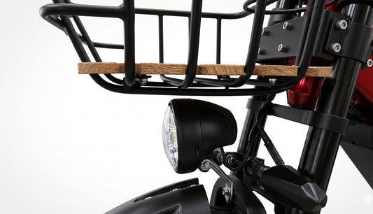 Jupiter X1 72V Series Ebike Front Basket