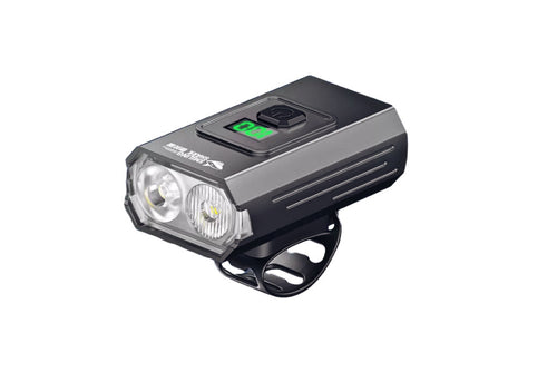 LED Bike Front Clip Light IPX6 Waterproof USB Rechargeable