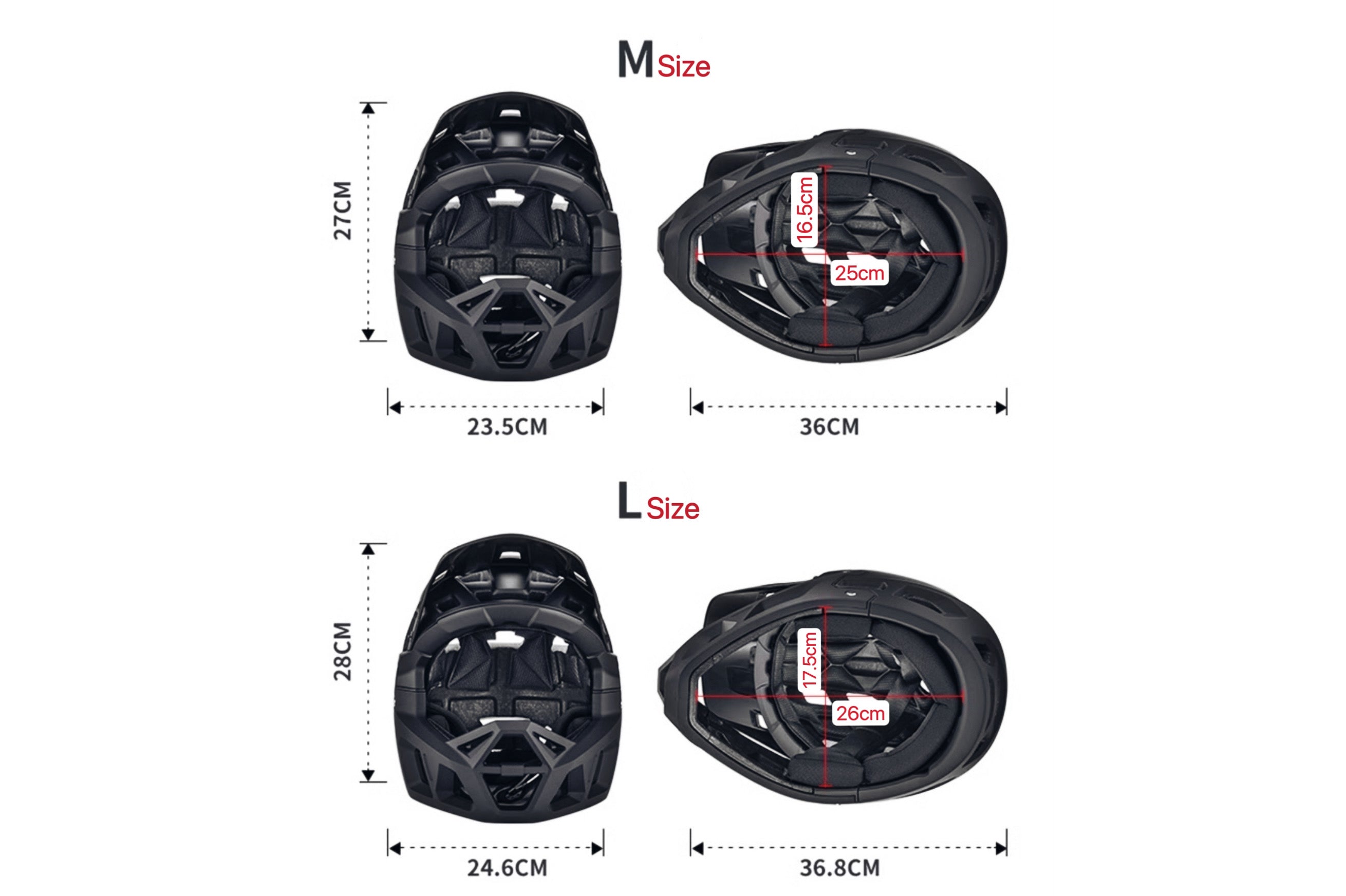 Full Face Mountain Bike Helmet for Men & Women With Goggles