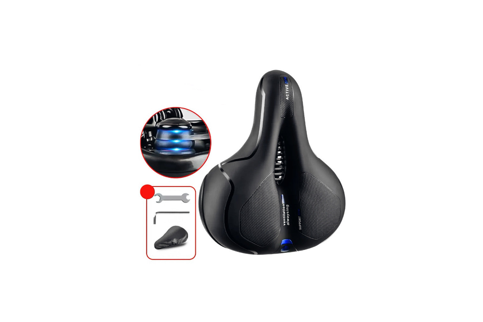 Comfort & Soft Bike Saddle for Men & Women