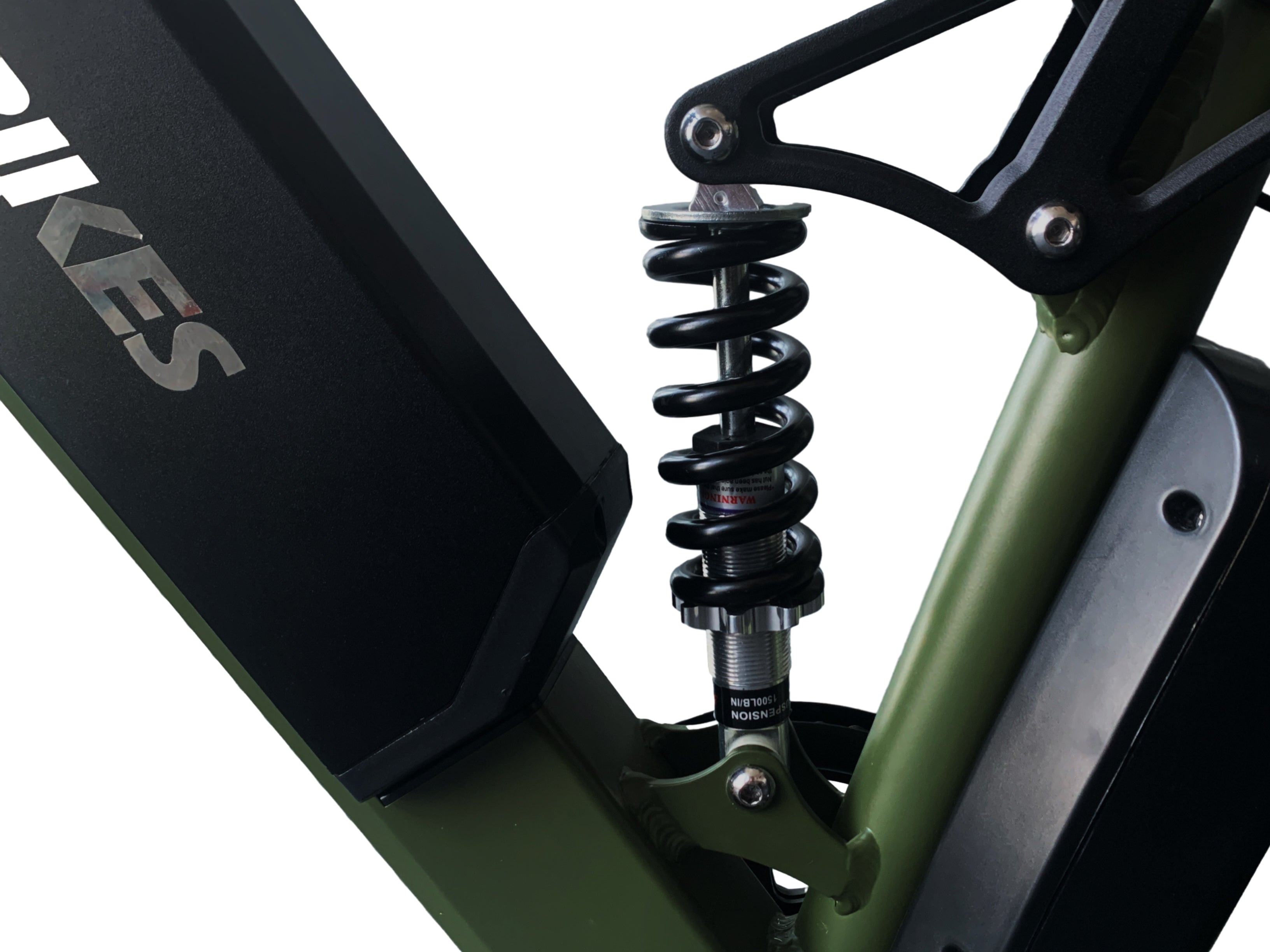 electric shock bicycle BeeCool Ebike Rear Shock Absorber Suspension, 1200 LB to 1500 LB