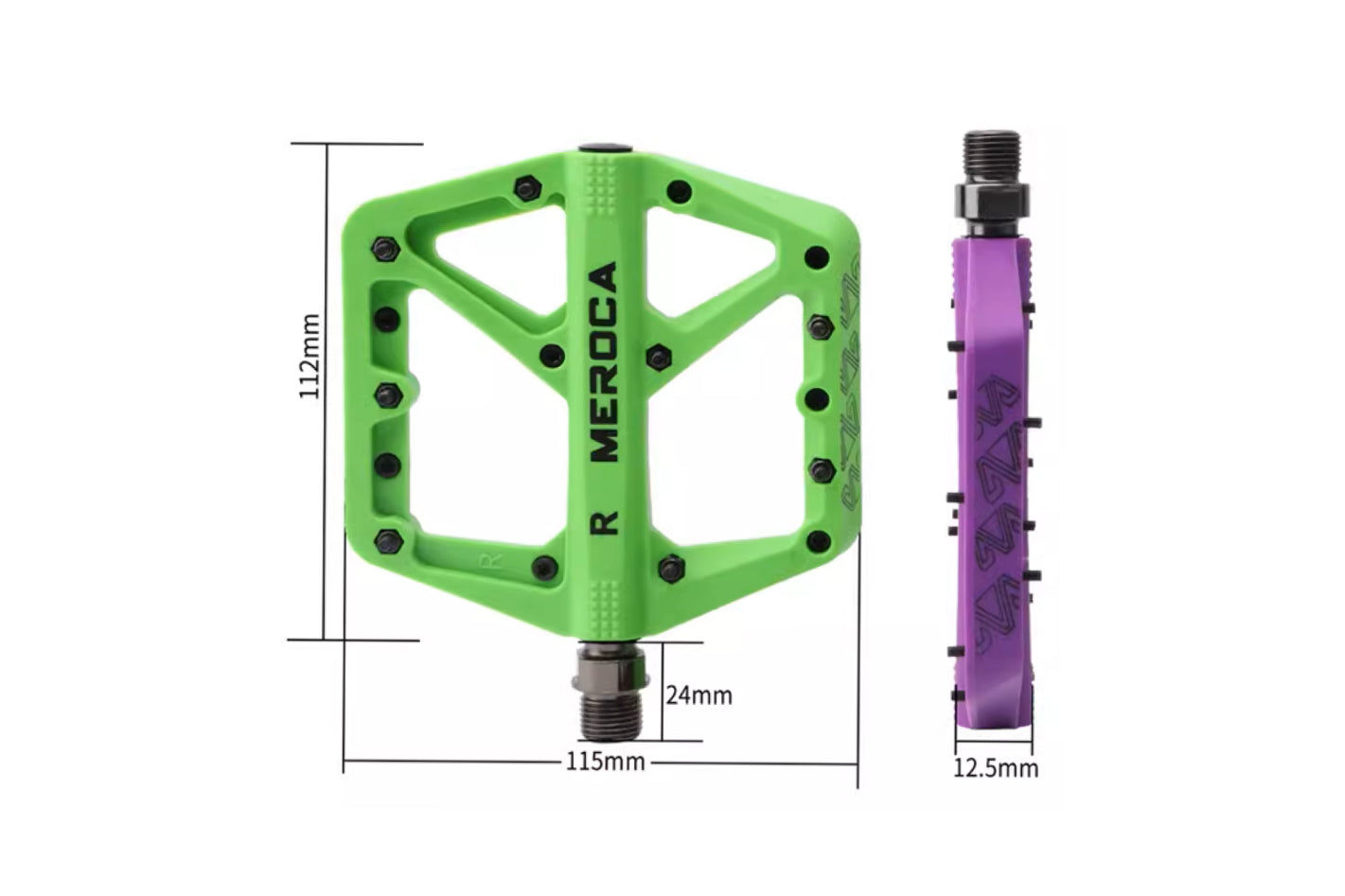 Colorful & Solid E-MTB Upgrade Pedals (1 Pair)