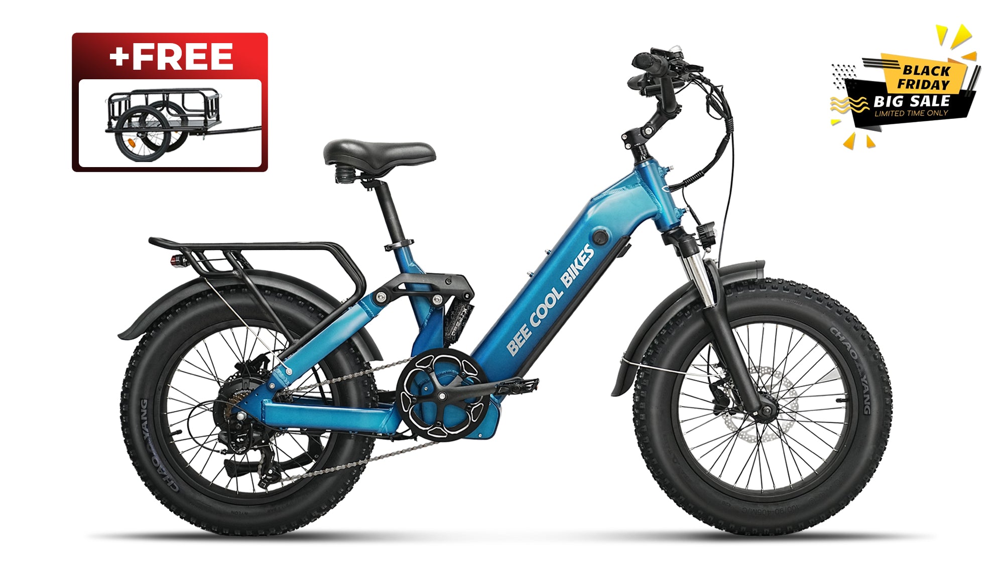 Bee Cool Bee Ranger E-Bikes Soft Tail Long Range E-Bike