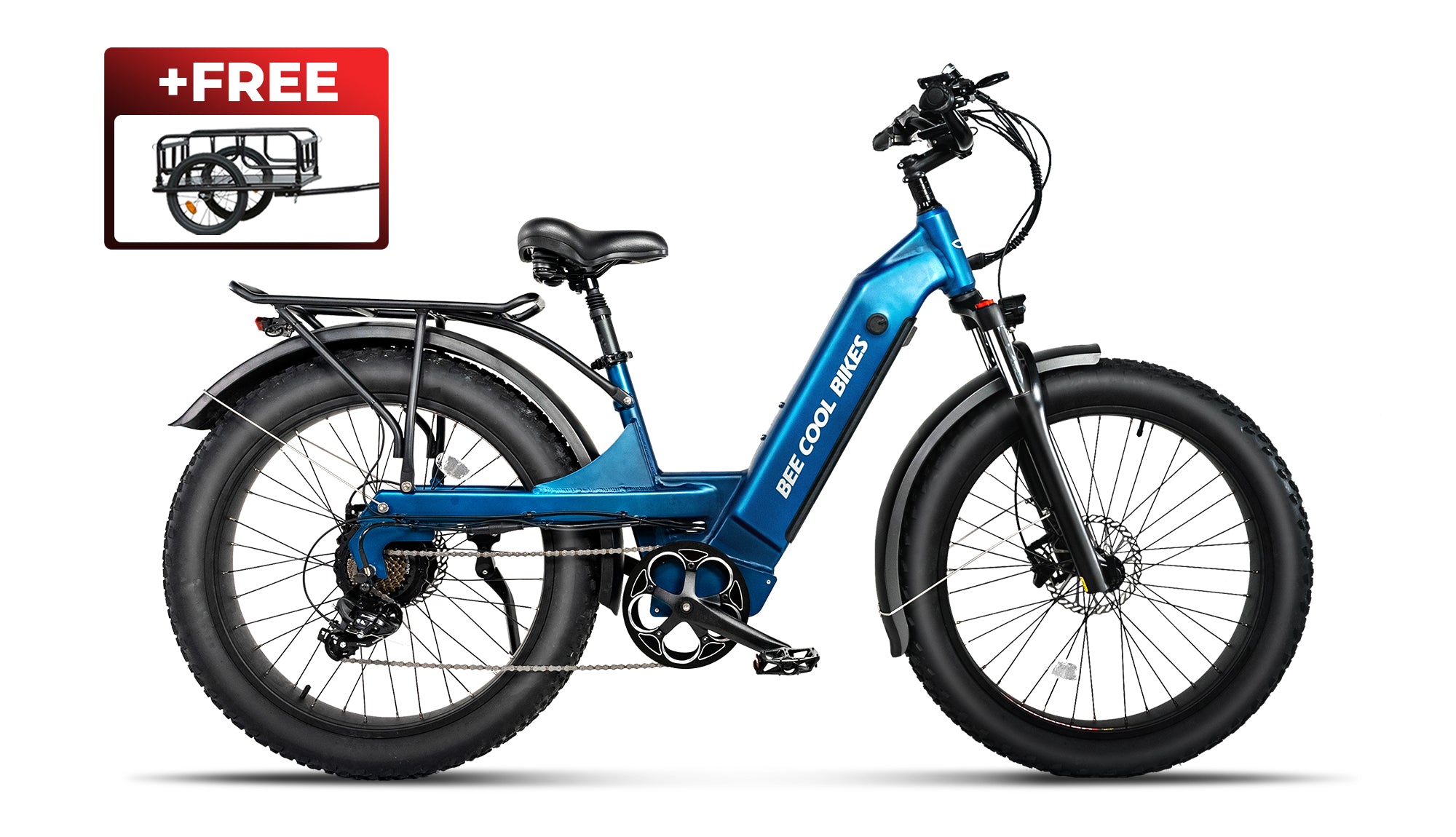 e bike fully b ware BeeCool Bee Pathfinder Step-Thru E-Bike