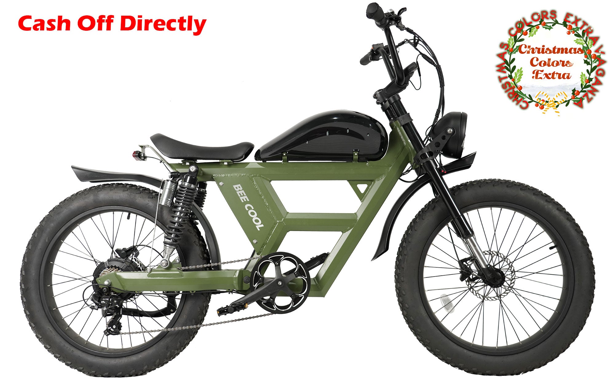 Christmas Colors E-bikes