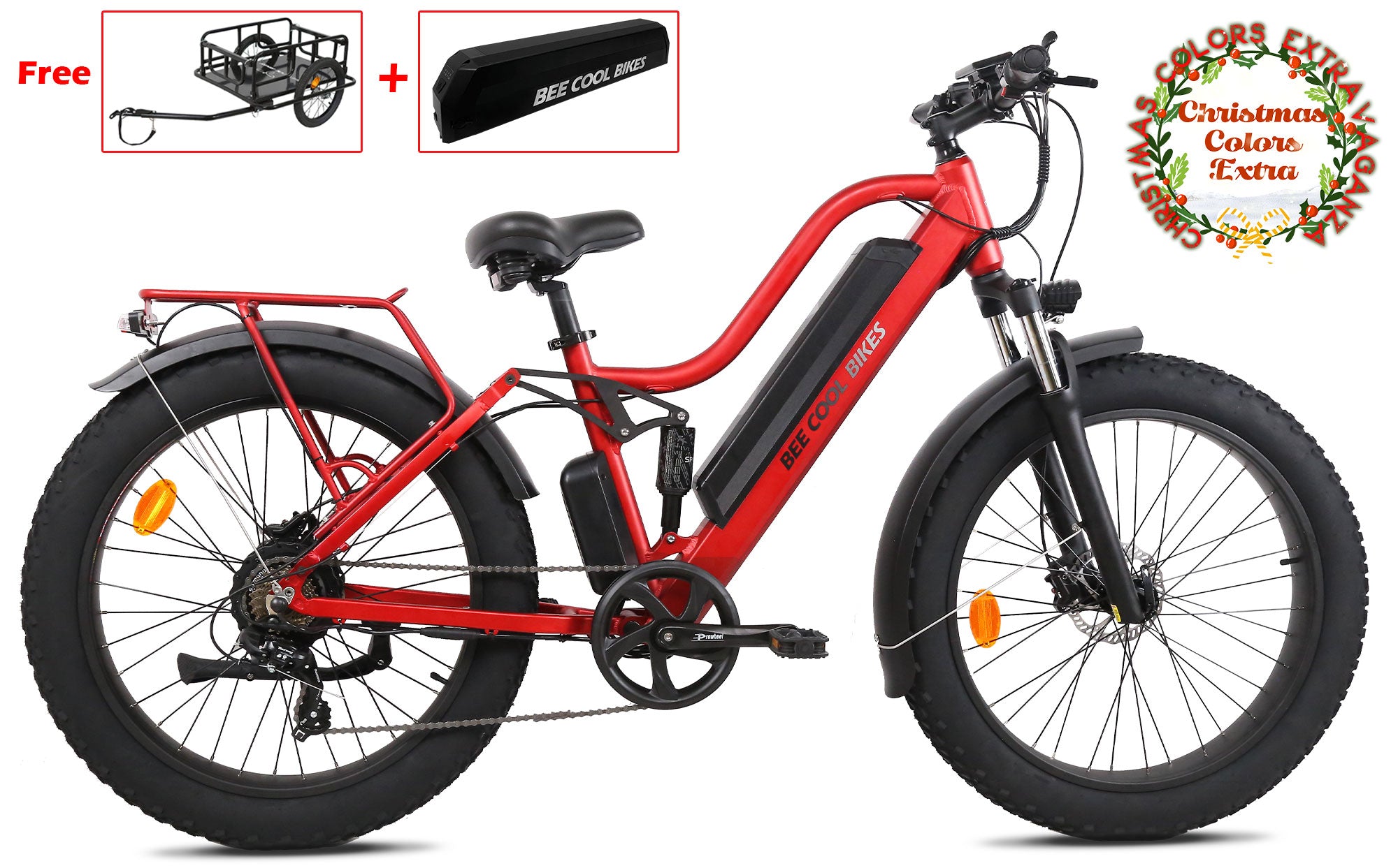Christmas Colors E-bikes