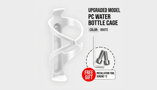 Upgraded PC Water Bottle Cage – Heavy Duty & Lightweight Bicycle Bottle Holder