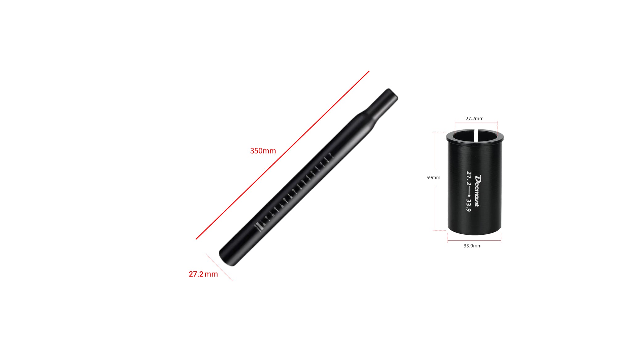 Electric Bicycle Seat Post 31.6 & 27.2mm