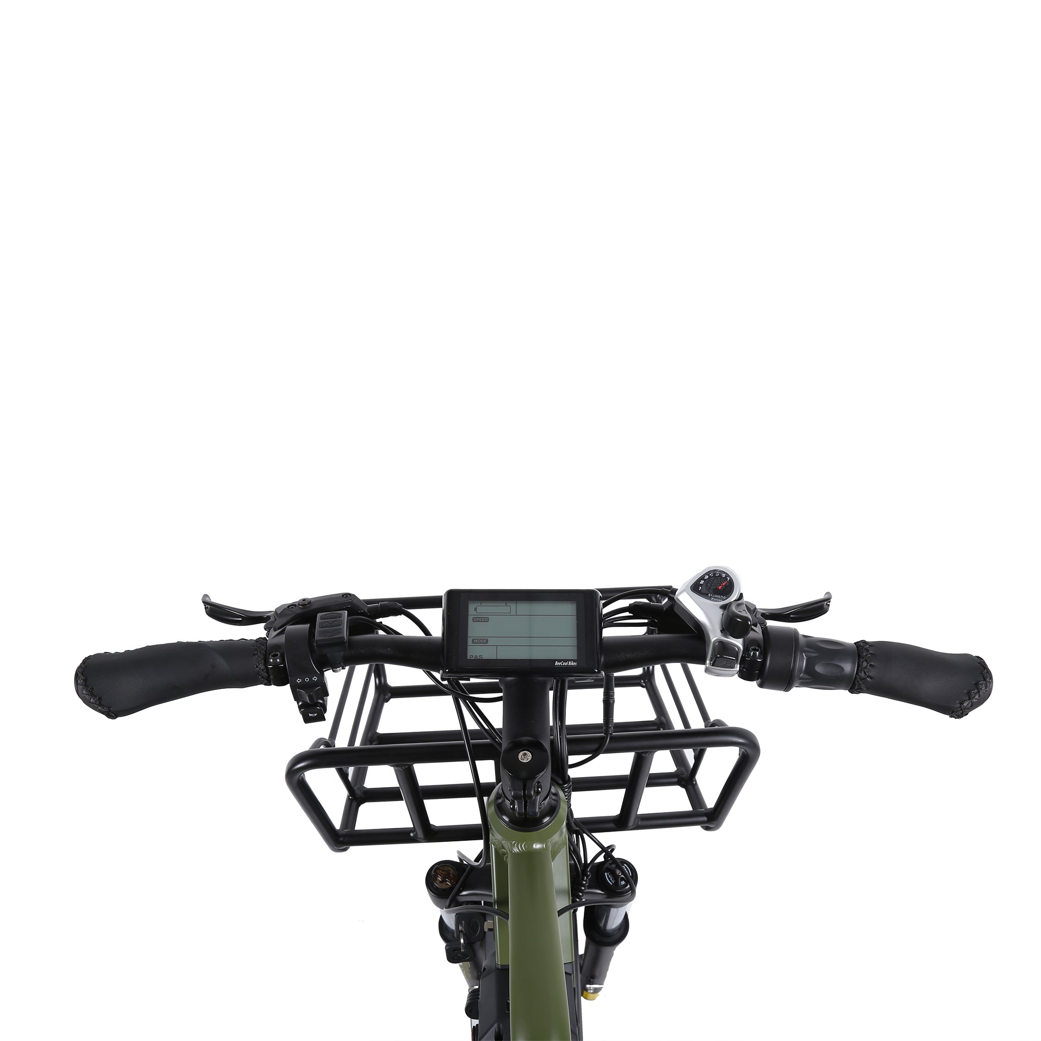 Beecool Bicycle Front Basket, Front Bike Rack Pannier